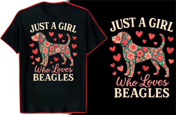 Beagle TShirt Graphic Design