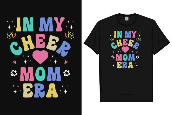 Cheer Mom Trendy Mama Tshirt Design