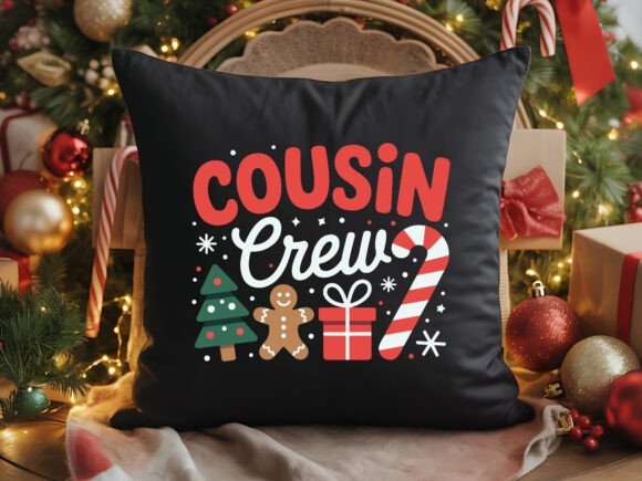 Cousin Crew Christmas Design Graphics