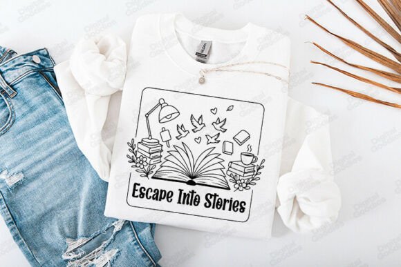 Escape into Stories: Graphics for T-Shirt Designs
