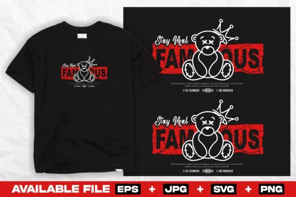 Graffiti Teddy Bear Uban Print Design Graphics