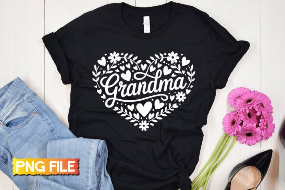 Grandma Floral Mother’s Day Png Design