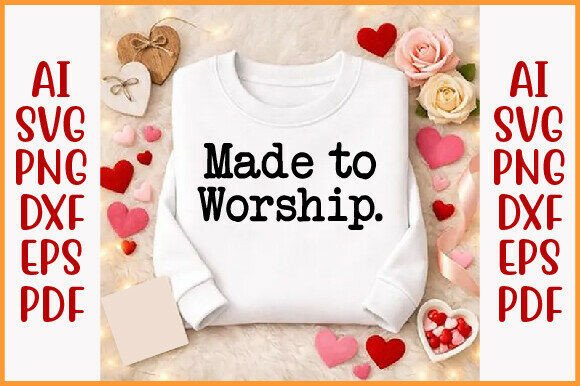 Made to Worship PNG Design Graphics
