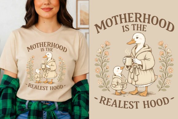 Motherhood Mother's Day T-Shirt Design Graphics