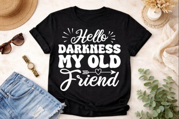 My Old Friend Darkness SVG Design Graphics