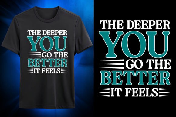 Scuba Diving Deep Feels SVG Design Graphics