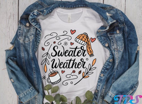Sweater Weather: Fall T-Shirt Designs & Graphics