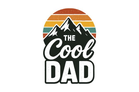 The Cool Dad Retro Design Graphics