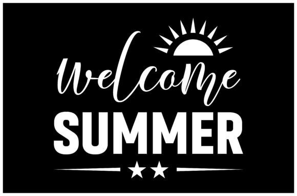 Welcome Summer Sunshine SVG Design